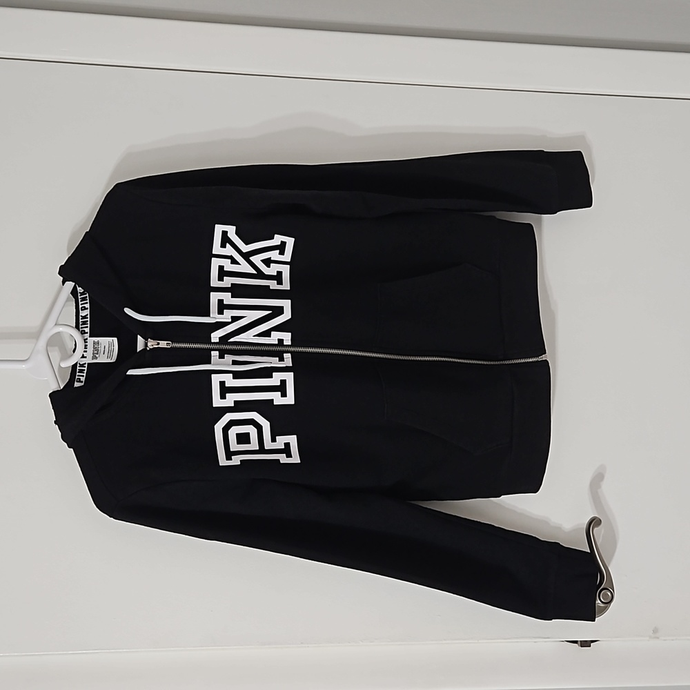 Pink full zip hoo8